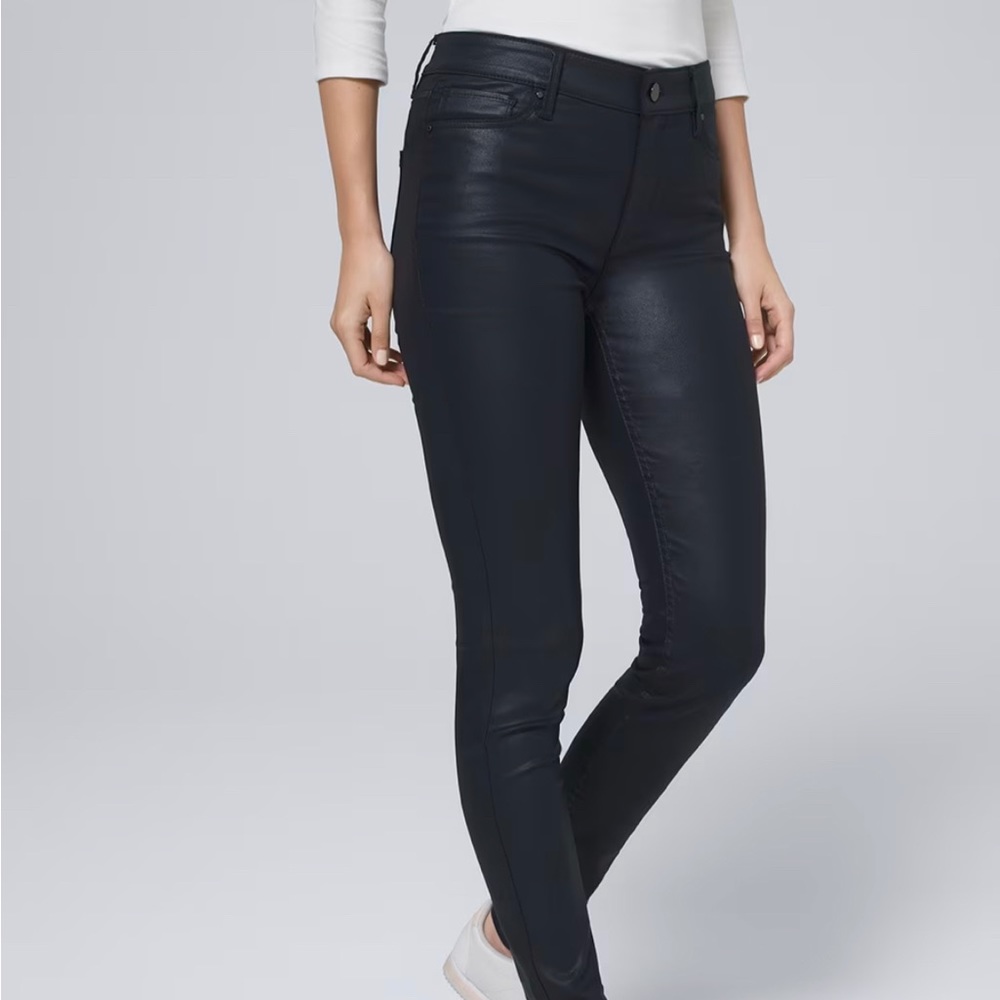 Coated denim